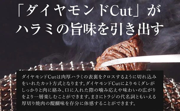 焼肉トラジ「ダイヤモンドカットハラミ」120g - Image 5