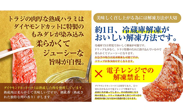 焼肉トラジ「ダイヤモンドカットハラミ」120g - Image 6