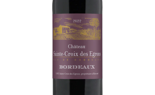 フランス産 赤「シャトー・サント・クロワ・デ・ゼグロン ボルドー・ルージュ」750ml - Image 2