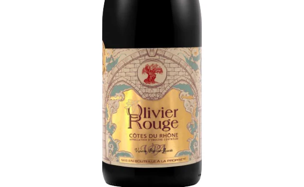 フランス産 赤「オリヴィエ・ルージュ コート・デュ・ローヌ・ルージュ」750ml - Image 2