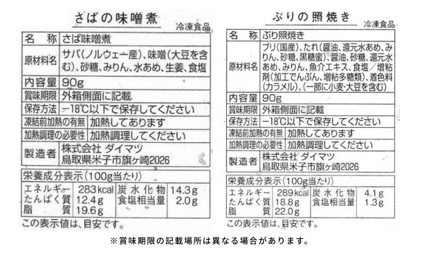 「氷温熟成 焼魚・煮魚セット（彩）」計6パック - Image 4