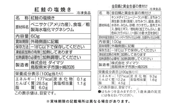 「氷温熟成 焼魚・煮魚セット（彩）」計6パック - Image 5