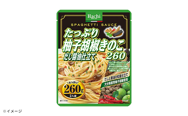 ハチ食品「たっぷり柚子胡椒きのこ だし醤油仕立て」260g - Image 3