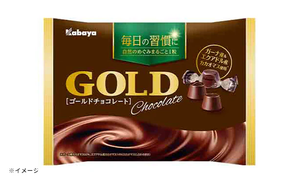 カバヤ「ゴールドチョコレート」158g - Image 2