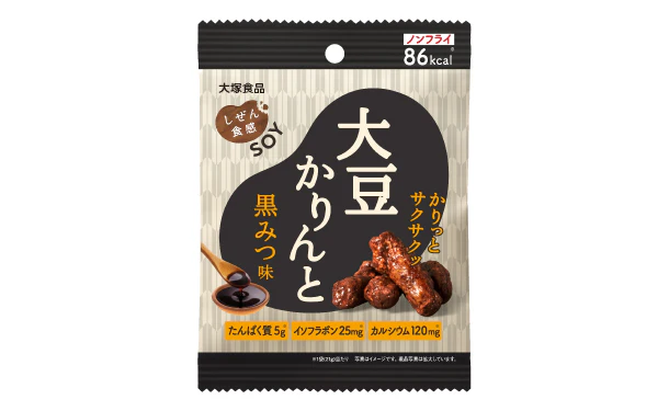 「しぜん食感SOY大豆かりんと 黒みつ味」21g - Image 2