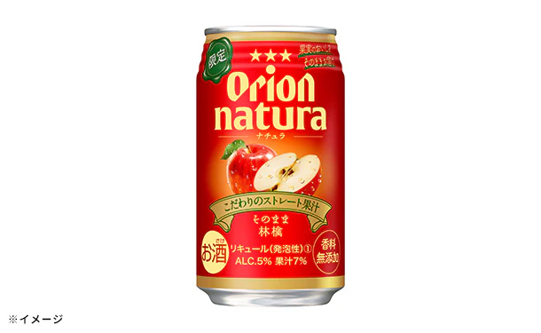 オリオンビール「natura そのまま林檎」350ml - Image 2