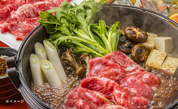 「国産黒毛和牛A5等級 赤身モモ肉 すき焼き・しゃぶしゃぶ用」500g - Image 3