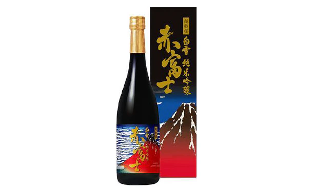 小西酒造「白雪 超特撰白雪 純米吟醸赤富士（化粧箱入り）」720ml - Image 2