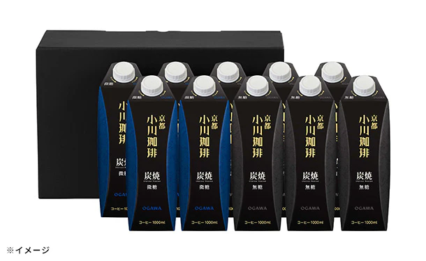 小川珈琲「炭焼珈琲リキッドギフト OCSU-50（1000ml×10本）」 - Image 2