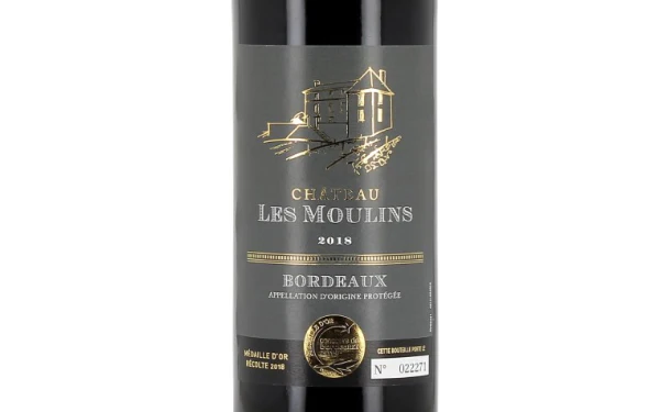 フランス産 赤「シャトー・レ・ムーラン ボルドー ルージュ」750ml - Image 2