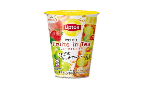 たらみ「リプトン飲むゼリー フルーツインティー さわやかリッチフルーツ」240g - Image 2