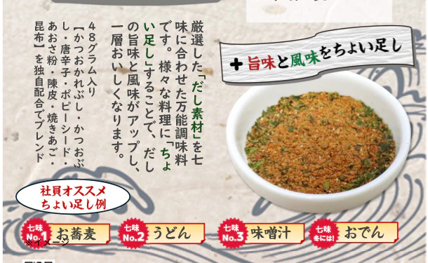 マルサヤ「だしあわせ 七味」48g - Image 4