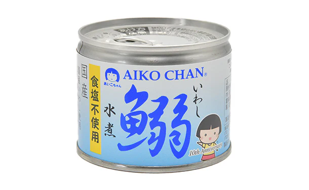 伊藤食品「あいこちゃん イワシ水煮 食塩不使用」190g - Image 2