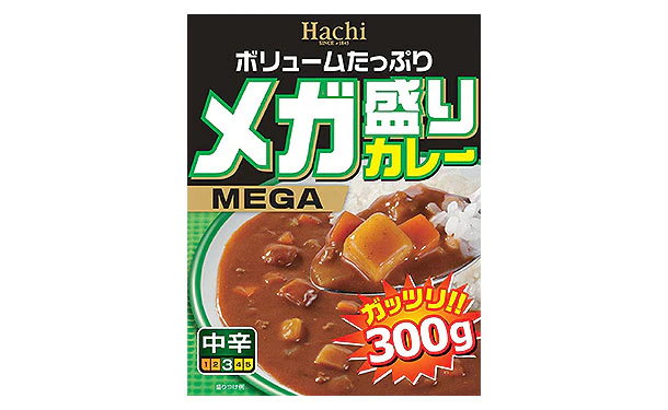 ハチ食品「メガ盛りカレー 中辛」300g - Image 2