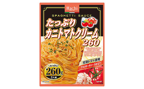 ハチ食品「たっぷりカニトマトクリーム」260g - Image 2