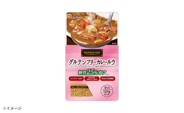 ハチ食品「プレミアムタイム グルテンフリーカレールウ甘口」120g - Image 3