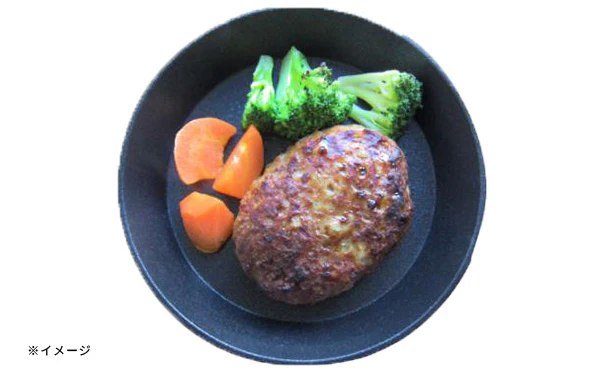 「レンジで簡単 粗びきハンバーグ  特製ソース付き」100g - Image 2