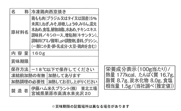 伊藤ハム「賛否両論鶏の西京焼き」160g - Image 3