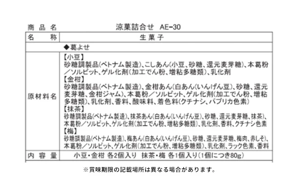 銀座鈴屋「涼菓詰合せ（AE-30）」 - Image 2