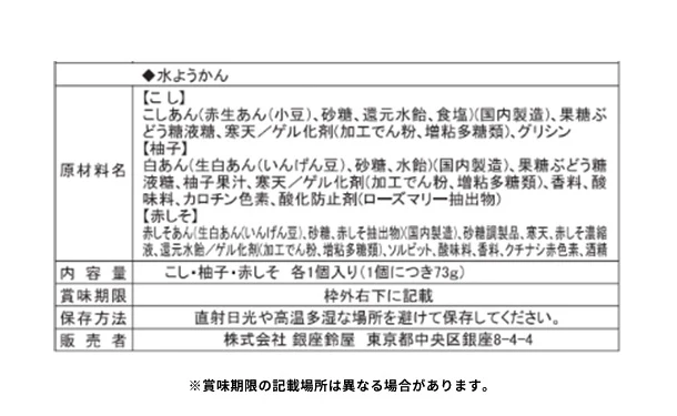 銀座鈴屋「涼菓詰合せ（AE-30）」 - Image 4