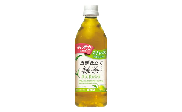 DyDo「肌美精企画監修玉露仕立て緑茶プラス」500ml - Image 3