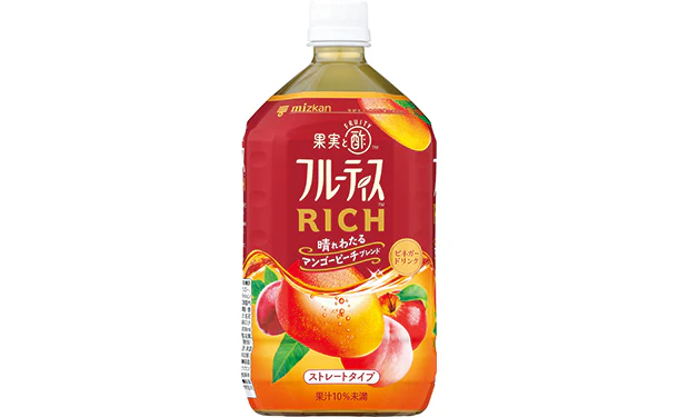 Mizkan「フルーティスRICHマンゴピーチストレート」1000ml - Image 2