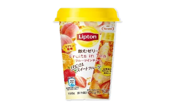 たらみ「Tarami リプトン飲むゼリー フルーツインティーはじけるスイートフルーツ」190g - Image 2