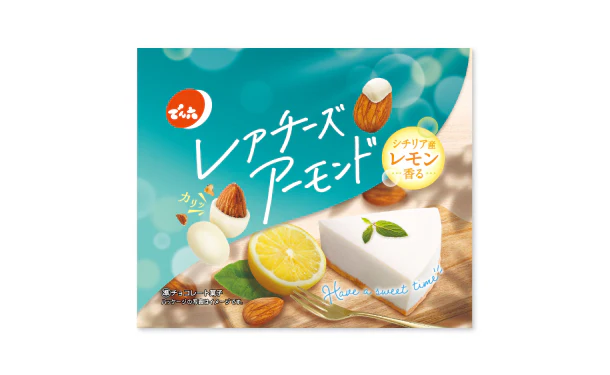でん六「レアチーズアーモンド」33g - Image 2