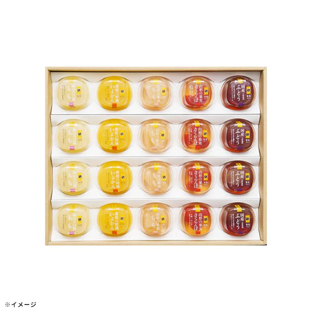「国産果実ゼリー20個詰合せ NKJ-50I」 - Image 2