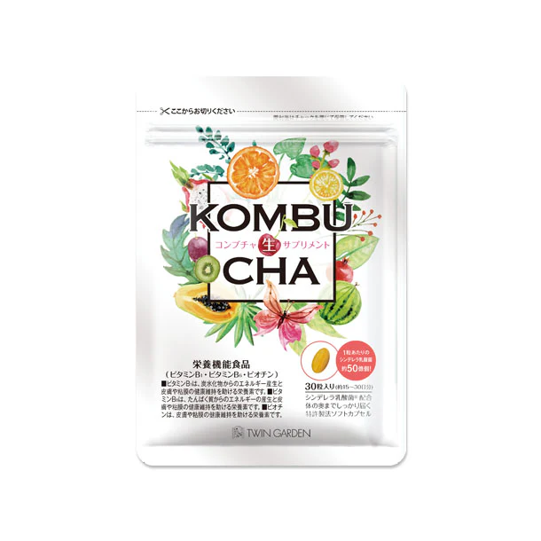 「栄養機能食品 KOMBUCHA生サプリメント」30粒 - Image 2