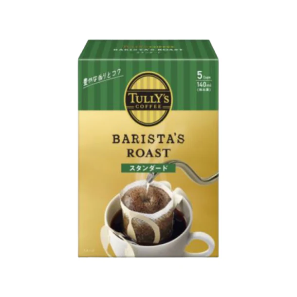 TULLY’S COFFEE「BARISTA’S ROAST スタンダード ドリップバッグ」5袋 - Image 3