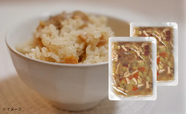 にんべんフーズ「さつまいもと舞茸炊き込みご飯の素」2合用 - Image 2