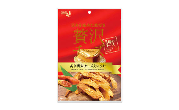 井上食品「贅沢シリーズ 炙り明太チーズえいひれ」37g - Image 2