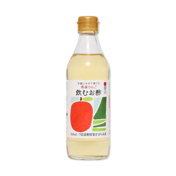「飲むお酢 青森りんご」360ml - Image 2