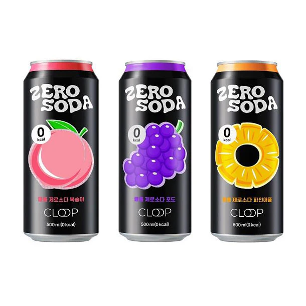 「ZEROSODA（500ml）3種アソート」24本入 - Image 2