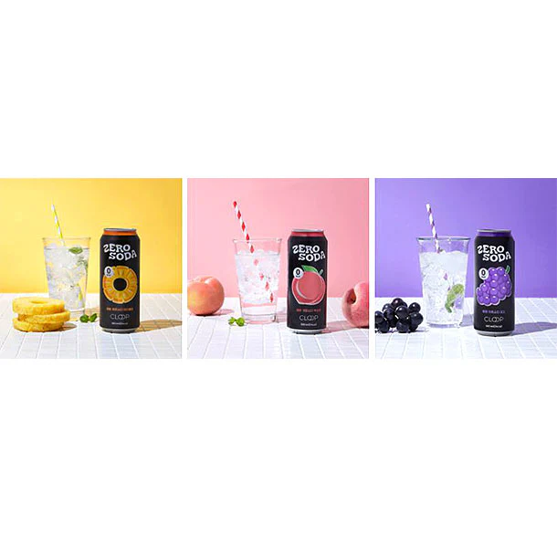 「ZEROSODA（500ml）3種アソート」24本入 - Image 3