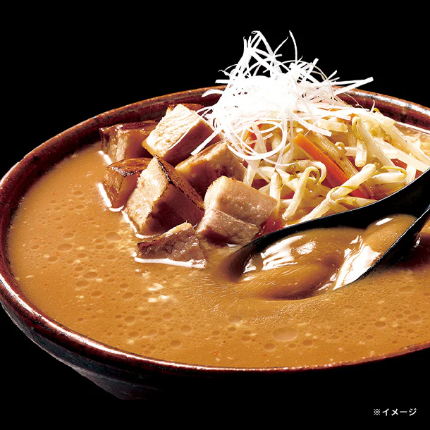 日清「スープの達人 濃厚背脂味噌」1人前 - Image 3