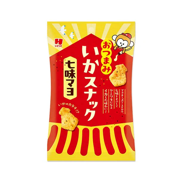 ひざつき「おつまみいかスナック 七味マヨ」30g - Image 2