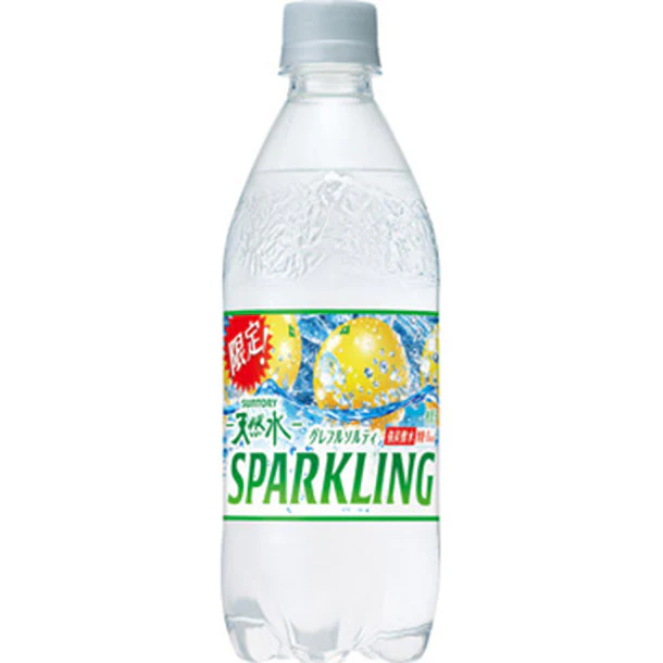 サントリー「天然水スパークリング グレフルソルティ」500ml - Image 2