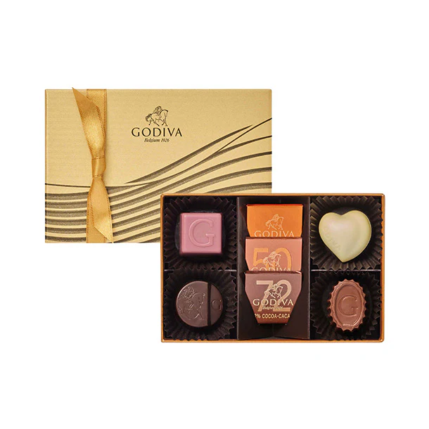 GODIVA「ハート オブ ゴールド コレクション」7粒入 - Image 2