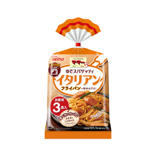 マ・マー「ゆでスパゲッティ イタリアン（3食入）」 - Image 2
