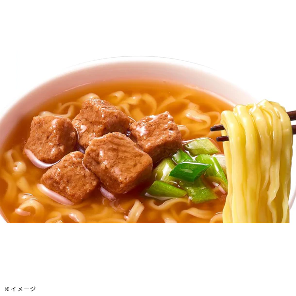 明星「青春という名のラーメン 胸さわぎでかミート しょうゆ味」60g - Image 3