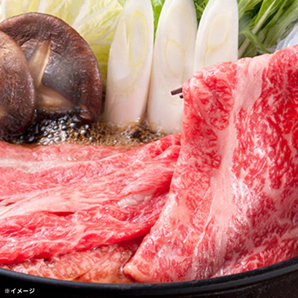 鹿児島県産「黒毛和牛ももすき焼き」500g