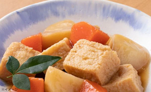 「じゃがいもと厚揚げの甘辛煮」180g