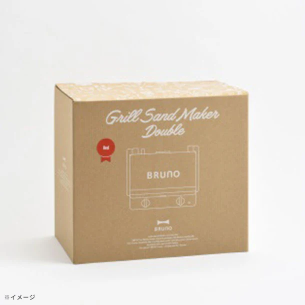 BRUNO「グリルサンドメーカーダブル（レッド）BOE084-RD」 - Image 4