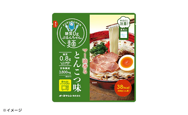 「糖質0gぷるんちゃん麺 とんこつ味」200g - Image 3