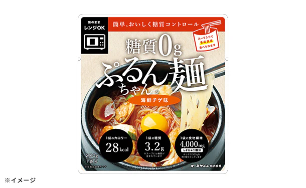 「糖質0gぷるんちゃん麺 海鮮チゲ味」200g - Image 3