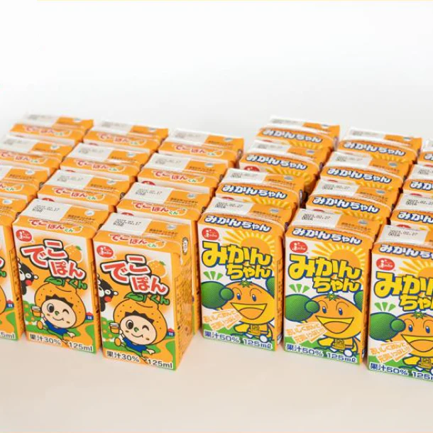 「でこぽんくんとみかんちゃん ジュース」125ml - Image 2