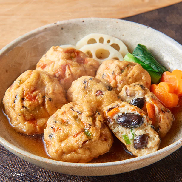 フジフレッシュフーズ「丹波篠山黒豆ひろうす」210g - Image 3