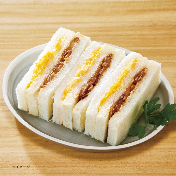 「照焼きチキンエッグサンド」3切